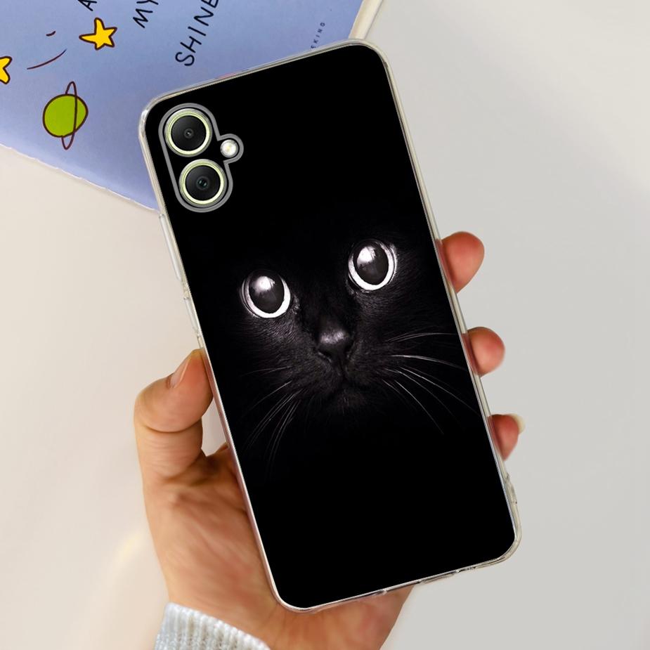 For Samsung Galaxy A05 Case SM-A055F Cute Painted Back Cover Phone Case For Samsung A05 A 05s Galaxy A05s Soft TPU Fundas Bumper