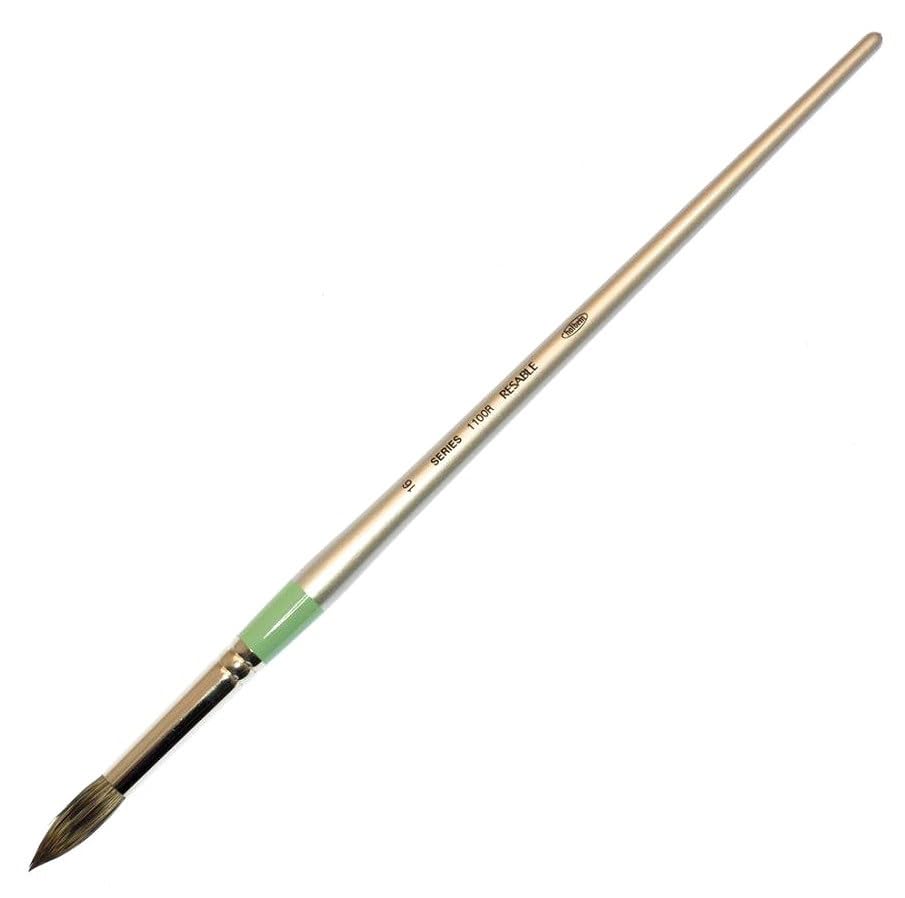 

Holbein Paint Brush Resable 1100R Round 16 105540 Oil/Acrylic (Badger Blend) No.