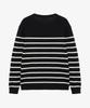 Noseupeiseu Nt7Ar70A Men'S Borga Striped Sweater Black