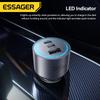 Essager 200W Car Charger with Quick Charge 4.0 PPS PD 100W USB-C Fast Charging Port for MacBook iPhone 17 16 Samsung S25