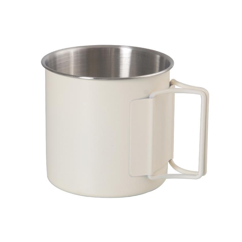 Portable Multi-color 304 Stainless Steel Folding Cup - Coffee, Beer, BBQ & Water