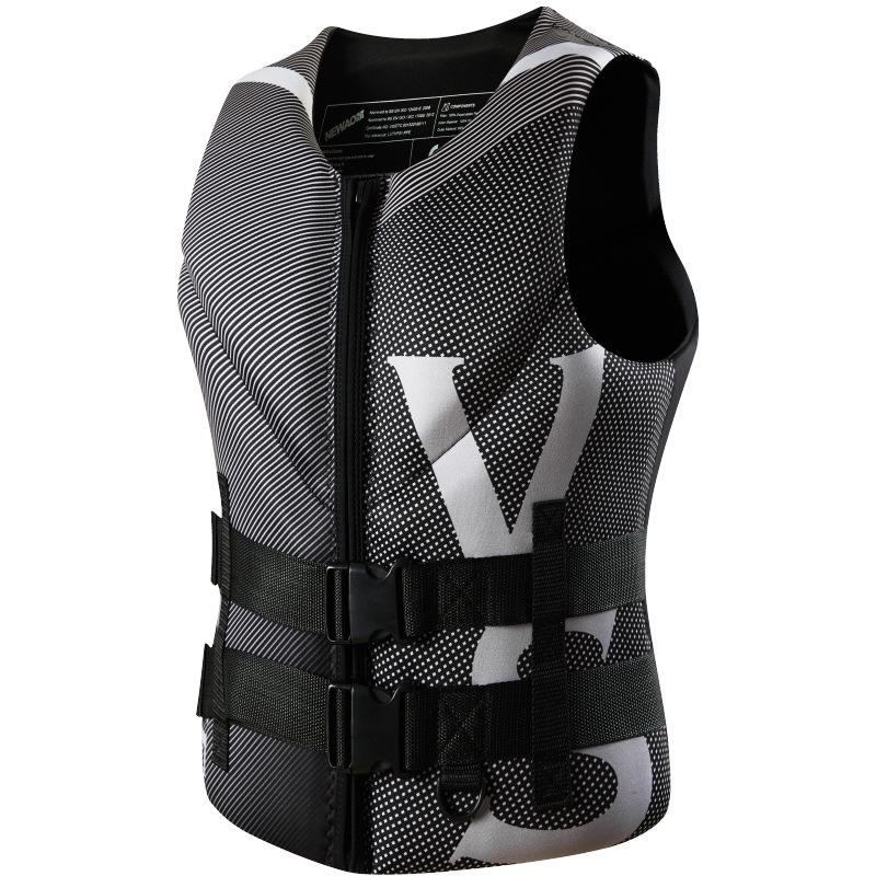 Adult Large Buoyancy Anti-Collision Vest for Fishing, Motorcycle, Boat, Swimming, Surfing, and Boating