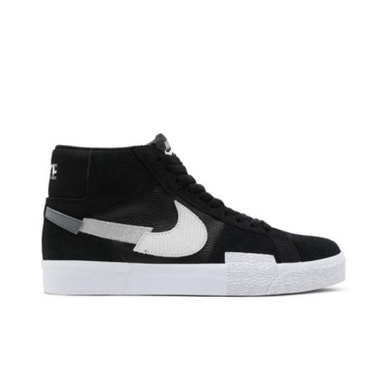 Nike Zoom Blazer Mid Premium SB Pacchetto Mosaico - Nero Grigio Lupo DA8854-001