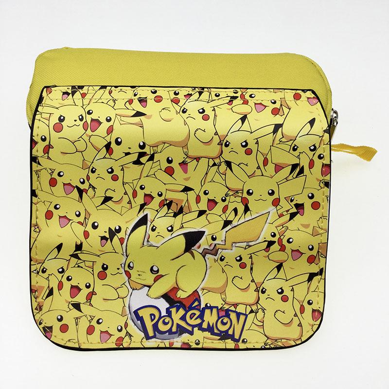 Large Capacity Pokémon Pencil Case for Students - Cartoon Anime Design