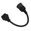 9PIN Female To OBDII 16pin Connector Cable J1939 Diagnose Interface Adapter for Truck