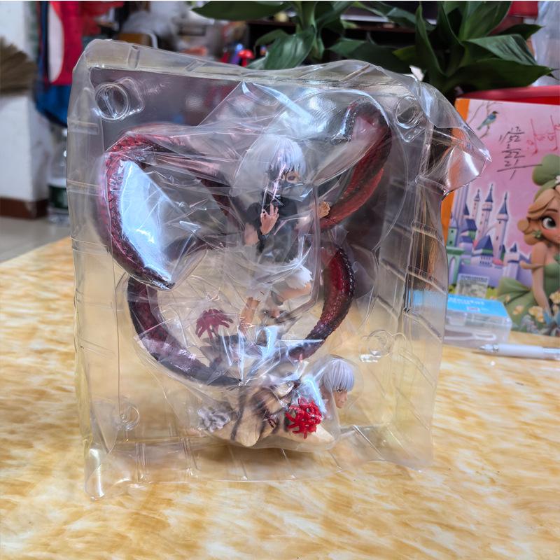 Tokyo Ghoul Q Version Dual-Head Kaneki Ken Battle Figurine for Car Decor