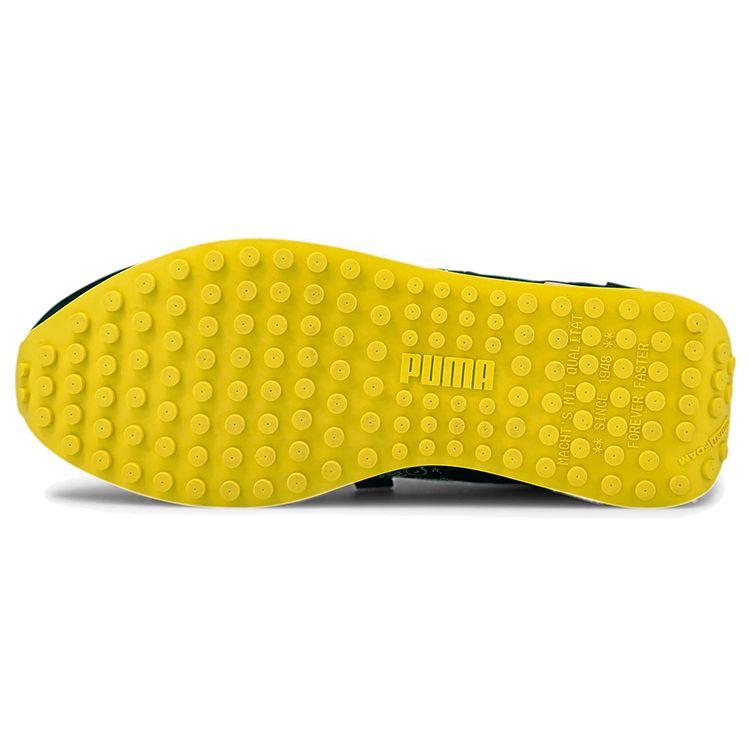 Puma Future Rider Unisex Sneakers Black White Yellow Red 380483-01