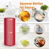 240ML480ML Squeeze Bottles for Ketchup Mustard BBQ Sauces Olive Oil Dispenser Kitchen Tools Durable Leakproof