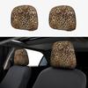 2er-Pack Geparden-Autositz-Kopfstützenbezug, Weicher Atmungsaktiver Sitzbezug Leopard Auto Zubehör Kopfstützenschutz Universal