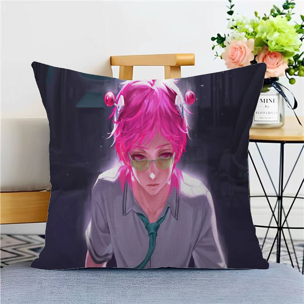 The Disastrous Life Of Saiki K Saiki Kusuo Cushion Cover Sofa Cushions Decorative Throw Pillows Home Decoration Pillowcover
