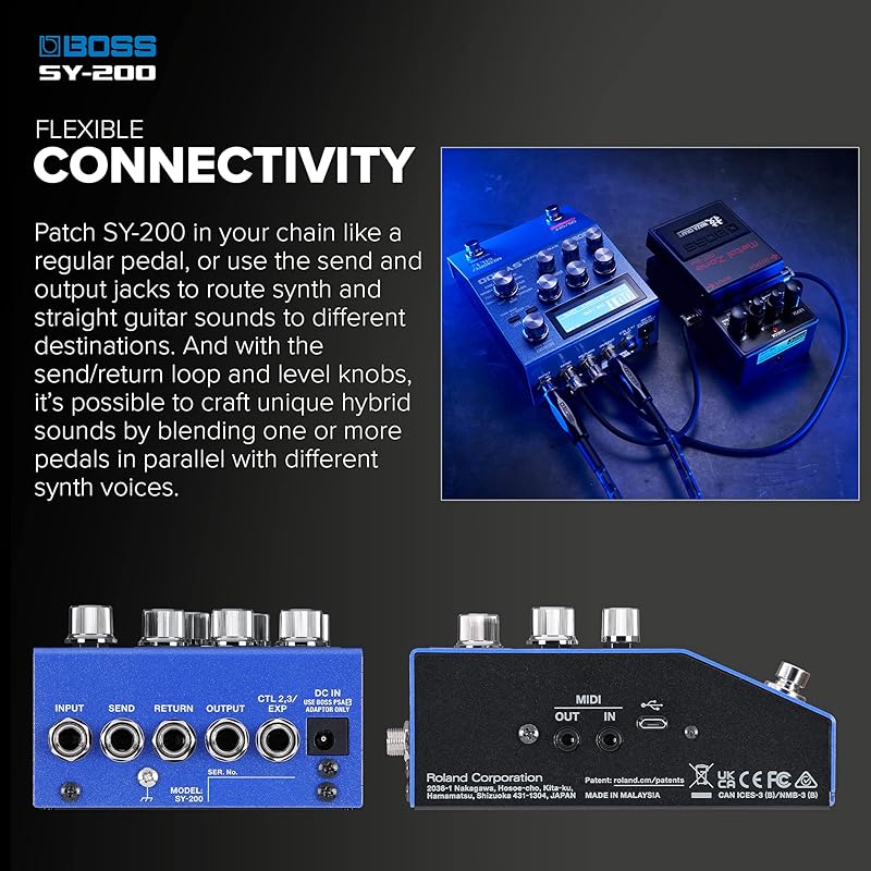 Boss Guitar Synthesizer Pedal SY-200