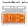 LED Truck Side Marker Lights: High Brightness Ground Light 12V/24V for Trailers with Turn Signal and Tire Side Illumination.