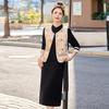 Women's Spring 2025 Chinese Style Stand-up Collar Dress & Vest Set YB8852