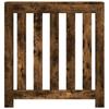 Radiator Cover Smoked Oak 78x20x82 Cm Wood Based Material