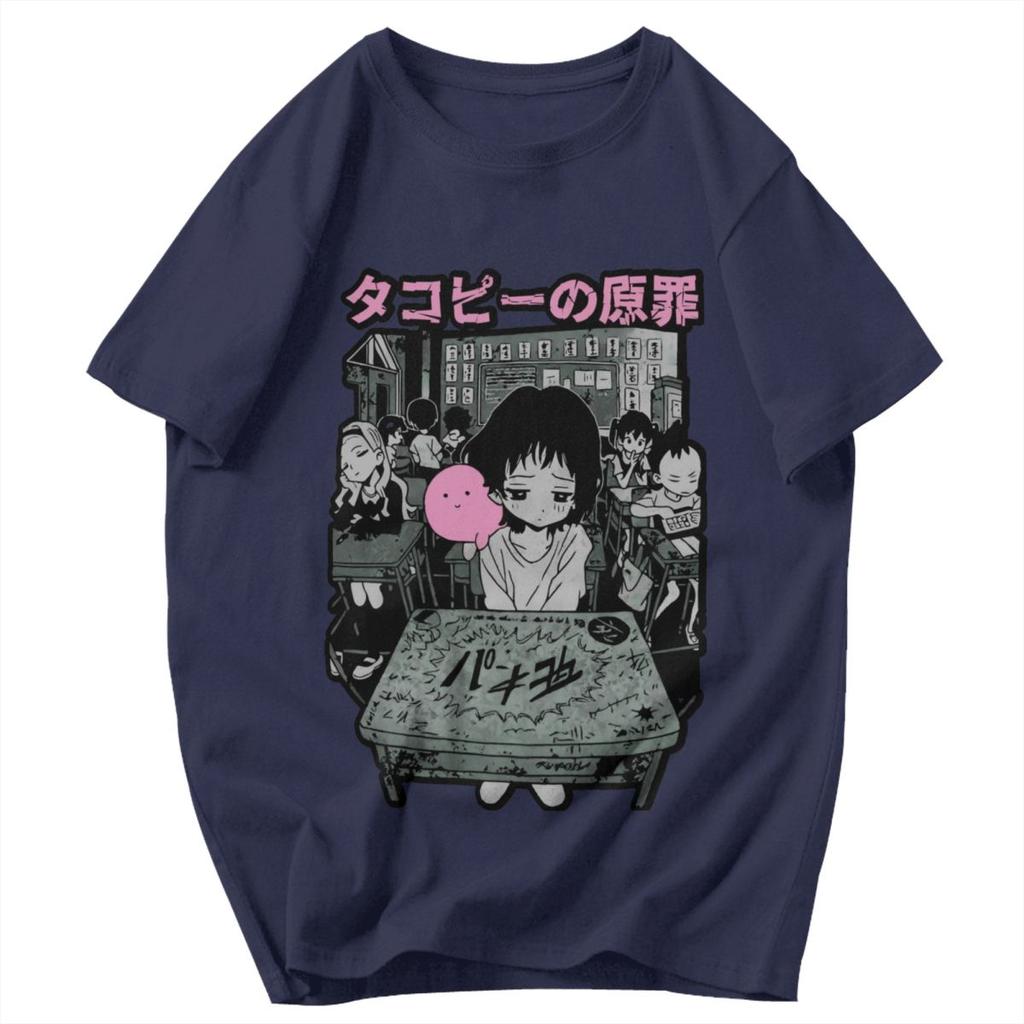 Men T Shirt Takopis Original Sin Takopi Summer Y2K Graphic Tees Unisex Clothing T Shirts