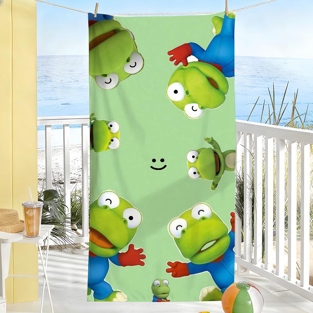 Cartoon cute P-PoroRos Towel Drying Bath Towel Applicable To Light Swimming Camping Yoga Beach Out
