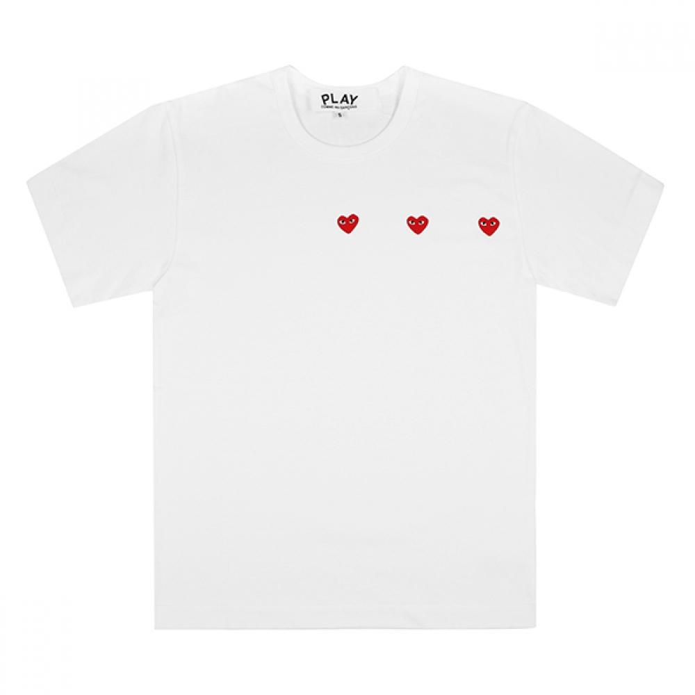 

Comme Des Garcons Ax T337 051 3 p1T337 3 Play Play Triple Heart Waffen Common Short Sleeve Tee AX-T337-051 3 (L)