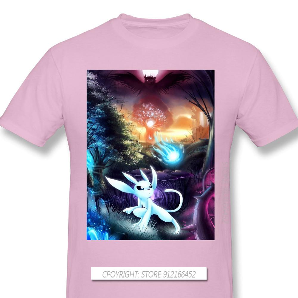 Wisps Chiffon Print 100 Cotton Funny T Shirts Ori And The Blind Forest Naru Gumo Kuro Game Unisex Fashion Streetwear