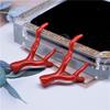 Acrylharz Falsche Koralle Drache Hirschgeweih Haarnadel Kopfschmuck