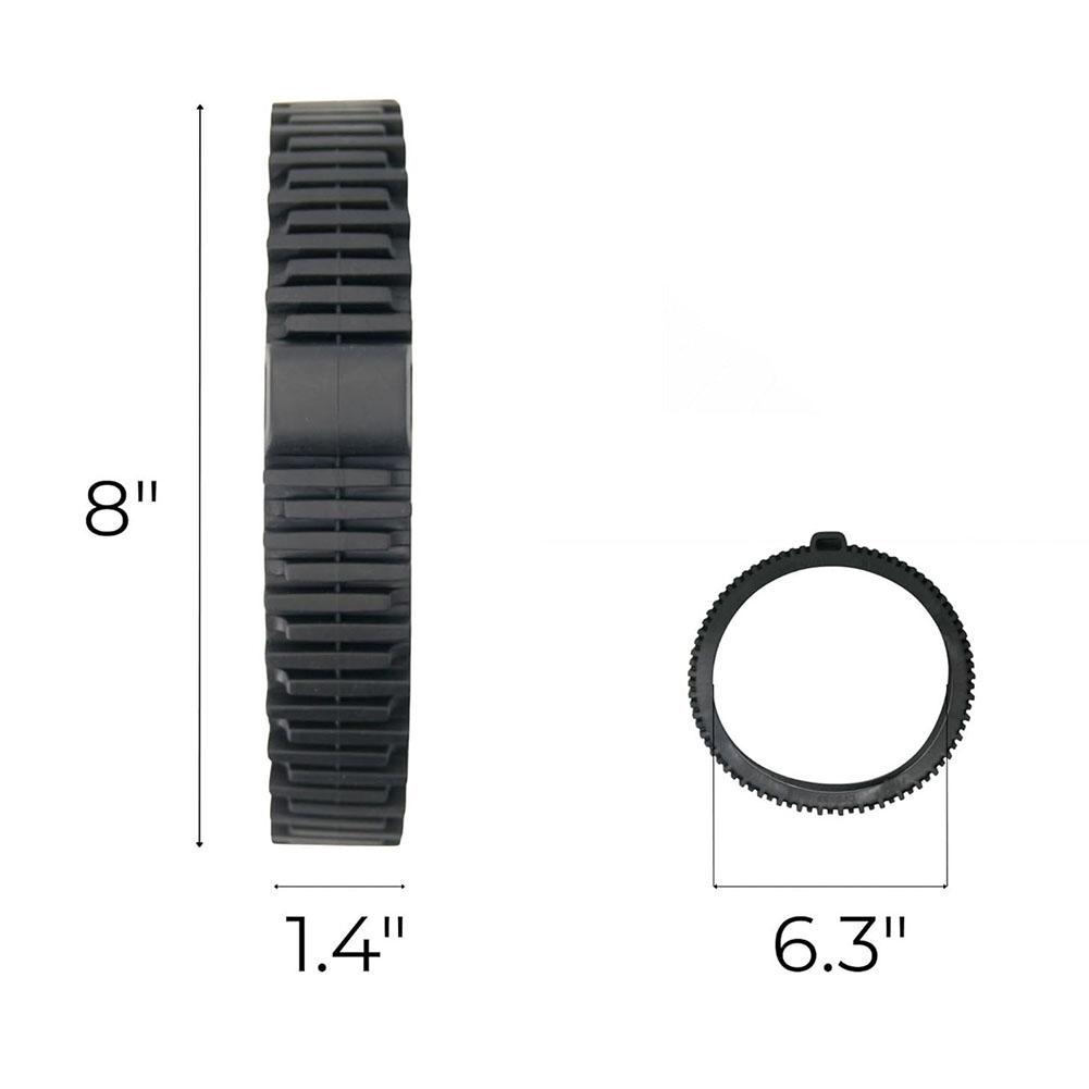 360482 V2 Replacement Tires for Pentair For Rebel Pool Cleaner and For Tucson Pool Cleaner Enhanced Grip on Rough Pool Surfaces