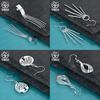 Classic 925 Sterling Silver Round Tassel Twisted Water Drop Cylinder Drop Earrings Women Wedding Party Gift Elegant Jewelry