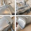 Green Commuter Shoulder Bags for Women  Luxury Designer Handbags Pure Color Causal Bag Big Capacity Pillow Underarm Bag
