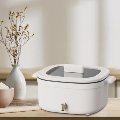 Electric Pot 4.5L Portable for Cooking Soup 13 Persons Egg