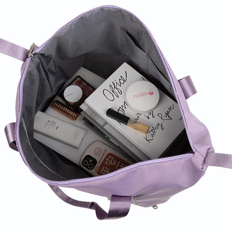 Short Distance Portable Travel Storage Bag for Women's Wet and Dry Separation Swimming Bag Yoga Fitness Bag One Shoulder Luggage Bag, Airplane Bag