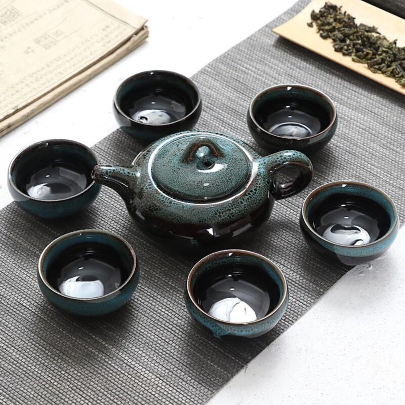 Zhishi Jun Kiln Kung Fu Tea Set