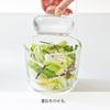 HARIO Glass Overnight Pickling Container, Small, Multicolor, White, GTK-S-OW
