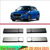 For Suzuki Swift ZC ZD 2024 2025 Car Accessories Stainless Steel Rear Trunk Scuff Plate Door Sill Cover Molding Garnish