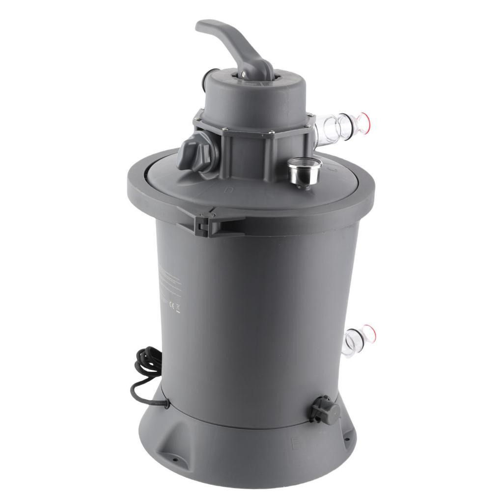 800 Gallon Sand Filter Pump 60W Pool Cartridge Filter Pump AC for 1100L To 18100L Swimming Pools