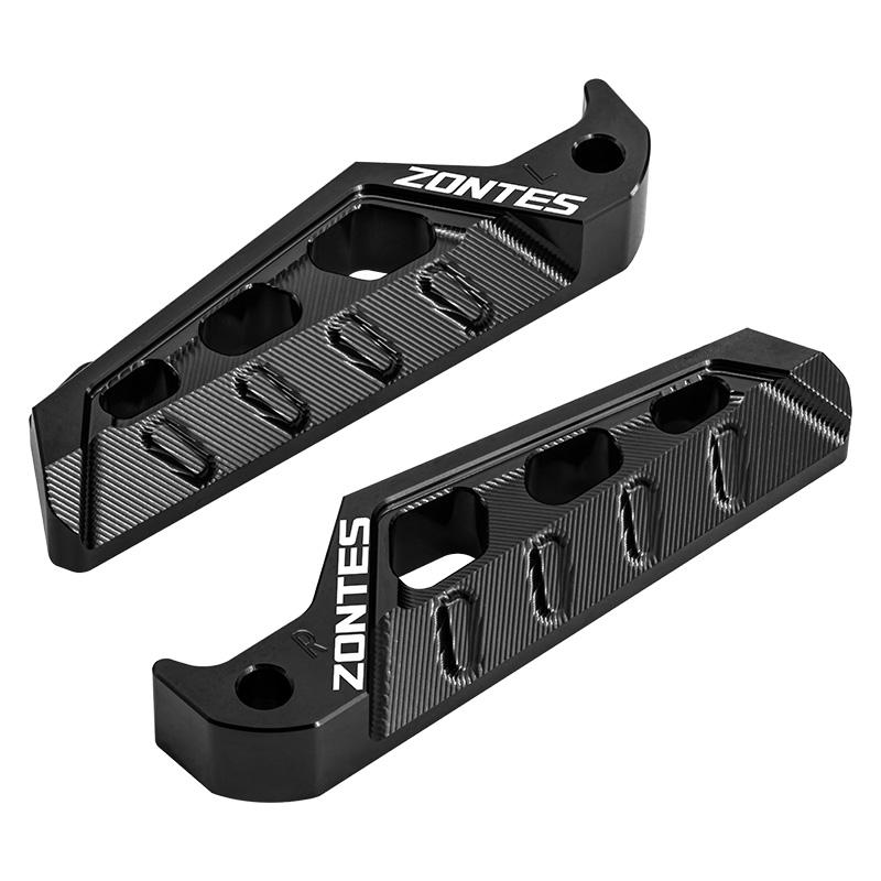 For Zontes G1 125 ZT125 G1 ZT125U ZT 125 U ZT 310X ZT310R Motorcycle Accessories Rear Pedal Passenger Footrest Pegs Foot Plate