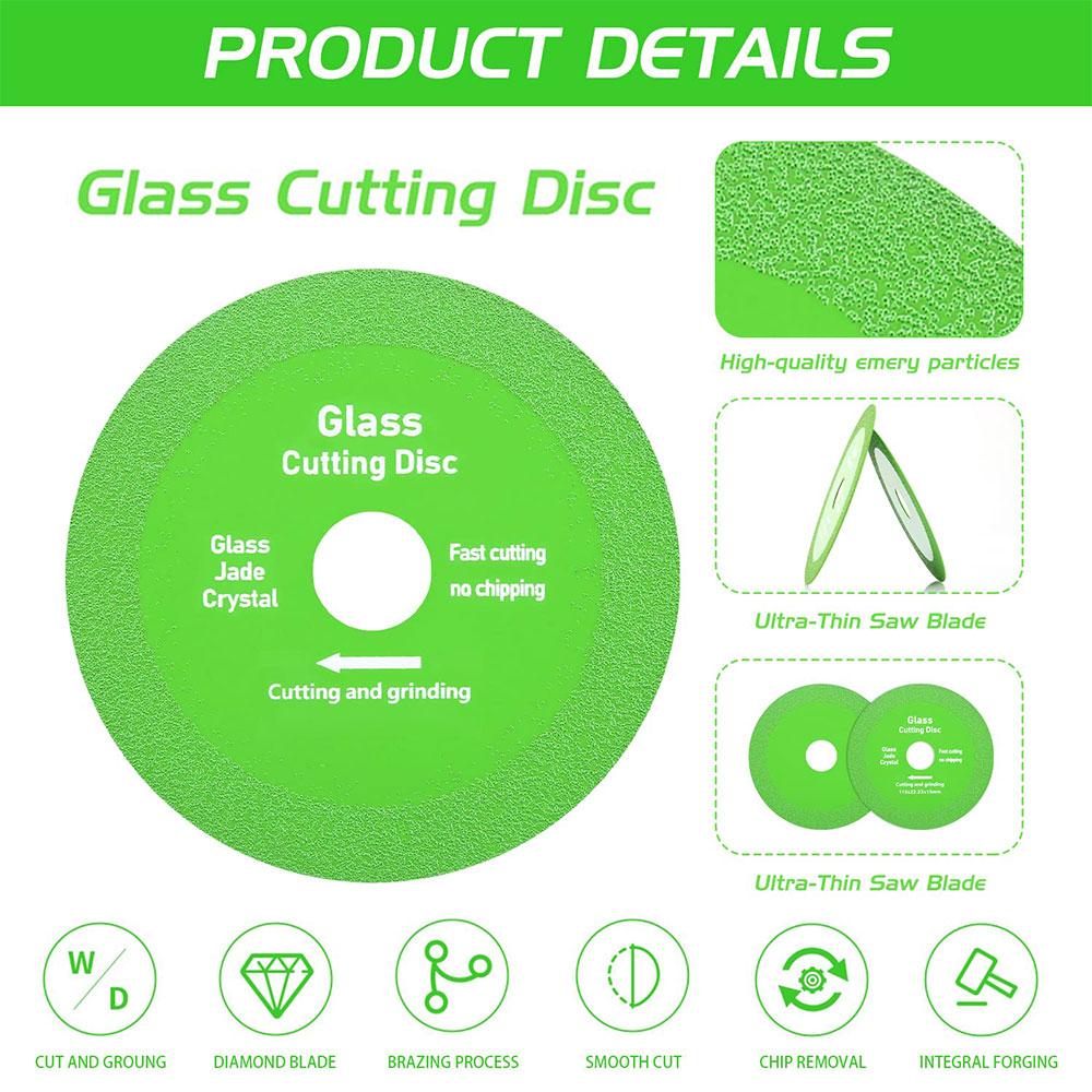 3 Size Glass Cutting Disc 20/22mm Diamond Marble Saw Blade Ceramic Tile Jade Special Polishing Blade Sharp Brazing Grinding Disc