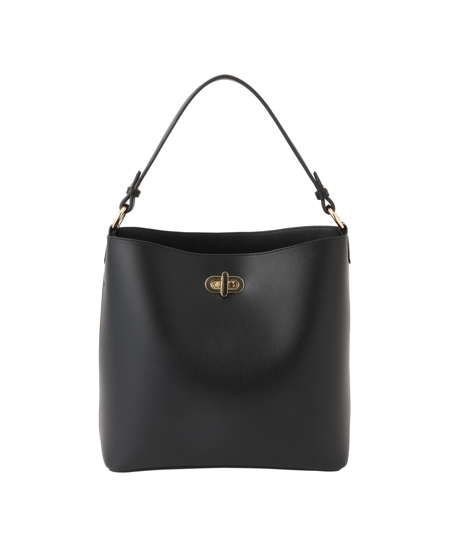 

Oval Twist Shoulder Black F [BIS] 3-Layer Bag/2WAY (01)
