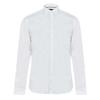 Mens Double Cuff Slim Long-Sleeved Shirt