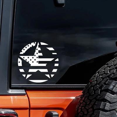 USA Flaggen Aufkleber Auto Karosserie Fenster Amerikanische Militär Sterne Streifen Vinyl Abziehbild Grafik Motorrad LKW Laptop Dekor Zubehör