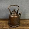 Chinese Teapot Handmade Hot Water Kettle Tea Copper Wine Pot Old Wine Set Antique Burn Kettle Retro Decorative Ornaments Gift