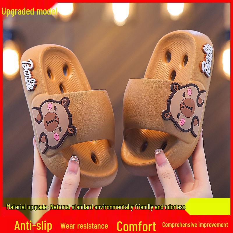 2026 Capybara Kids' Quick-Dry Non-Slip Summer Slippers and Sandals