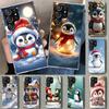 Christmas Penguin Phone Case Cover for Samsung Galaxy S26 S25 Edge S24 S23 Ultra S22 Plus S21 FE S20 + Art Customized Fundas Gal