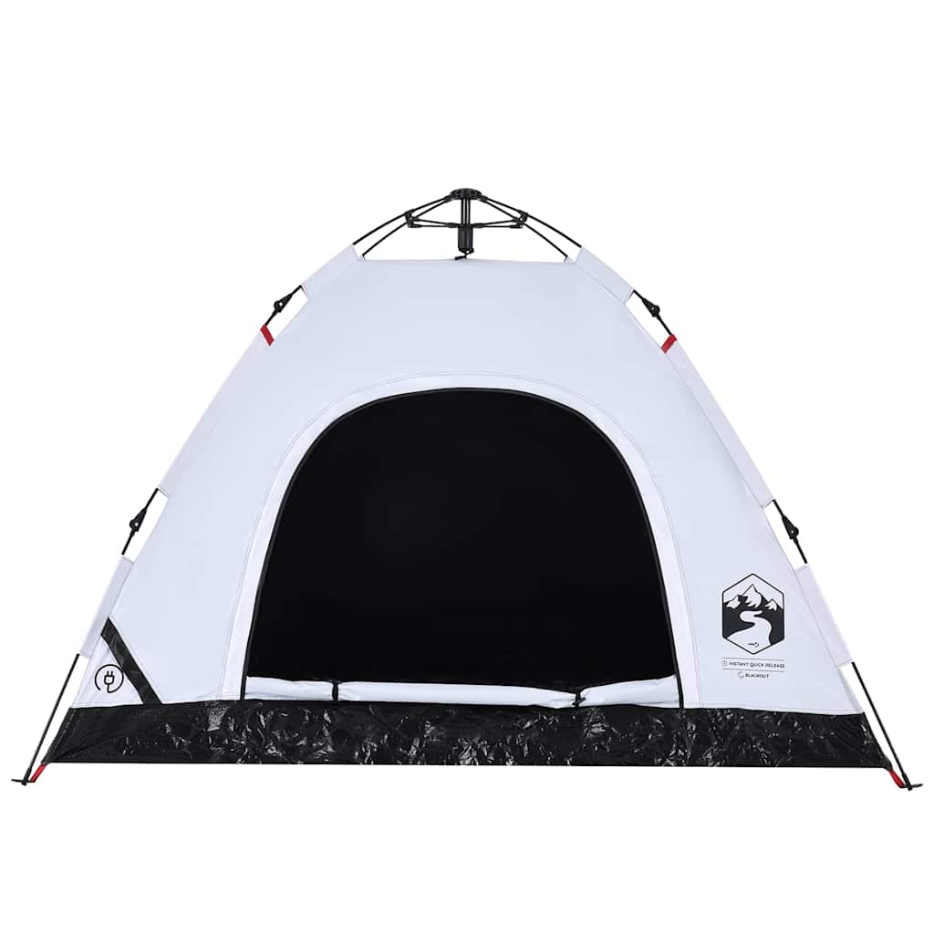 Vidaxl 3-Season Tent, White, Blackout, Quick Setup