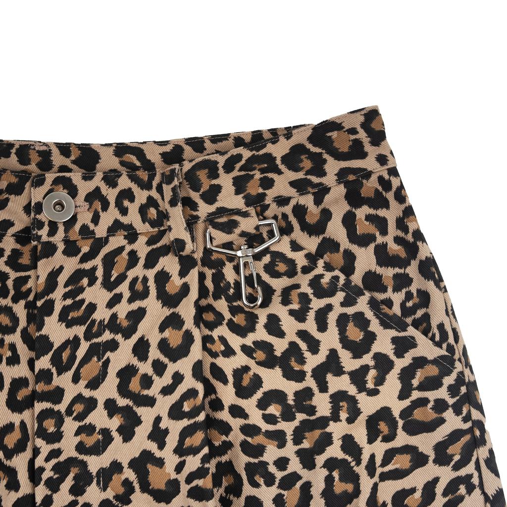 Hetelo Extended Bermuda Pants (Leopard)