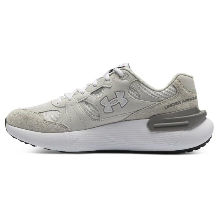 Under Armour Men s Phantom Lux Running Shoes White White Metallic Silver 3028615-102 35.5