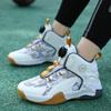 Boys 'basketball Shoes Swivel Button Sneakers Children's Mesh Casual Breathable Students Women's Fashion
