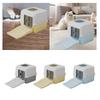 Litter Box Comfortable Easy Cleaning Modern Large Opening Design Cat Toilet