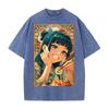Anime The Apothecary Diaries Maomao Cute Clothing Men Women Short Sleeve Tshirt Washed Cotton Tee Retro T-shirt Harajuku T Shirt