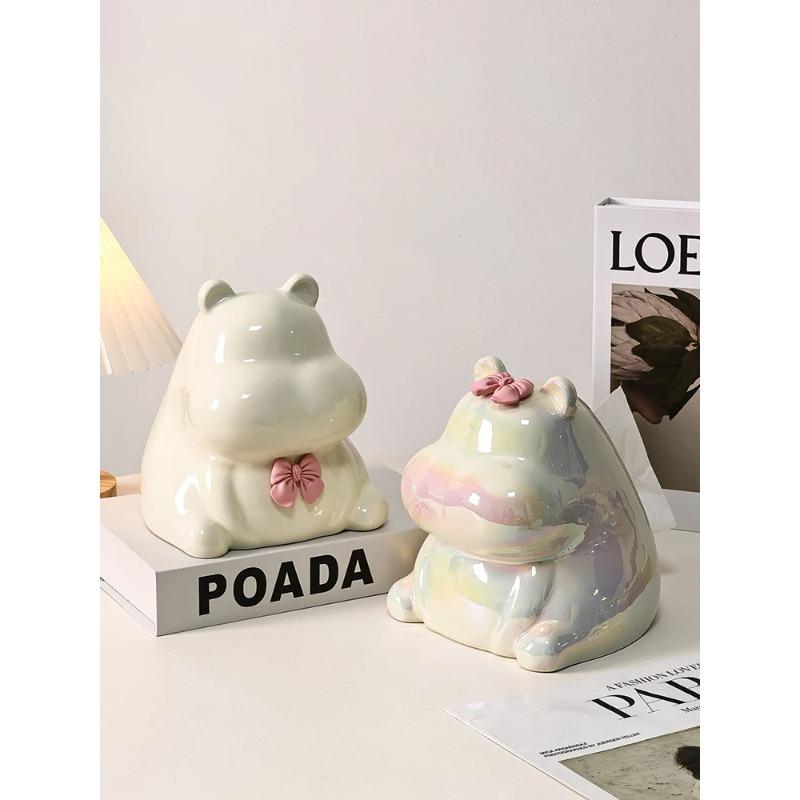 Ceramic Paper Box Creative High-end Light Luxury Home Living Room Coffee Table Advanced Sense High Appearance Level Tissue Box
