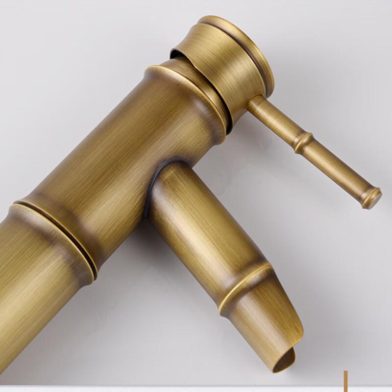 Honggong Brass Antique Outdoor Hot & Cold Faucet