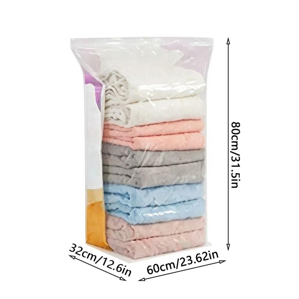 Large Capacity Vacuum Storage Bags Dust-proof Clothes  Blankets Organizer  Travel Accessories