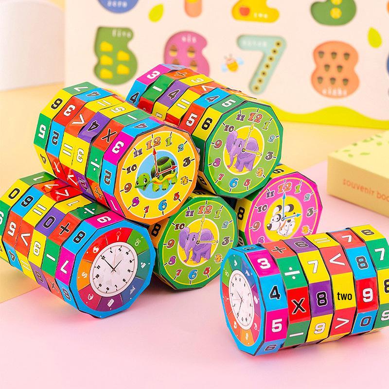 Çocuklar için Aritmetik Sihirli Küp: Erken Eğitim Ödülleri İçin Toplama, Çıkarma, Çarpma, Bölme Yapboz Oyuncak